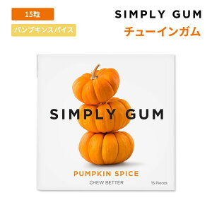 �V���v���[�K�� �`���[�C���K�� �p���v�L���X�p�C�X�� 15�� SIMPLY GUM CHEWING GUM PUMPKIN SPICE ������ �X�b�L��