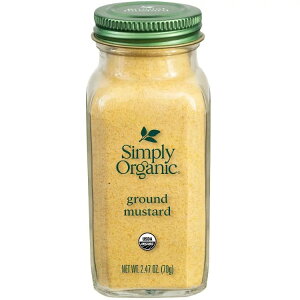 �V���v���[�I�[�K�j�b�N �}�X�^�[�h�V�[�h �p�E�_�[ 70g Simply Organic Mustard Seed, Ground 2.47 oz. �y�����񂹏��i�z