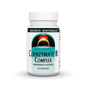 �\�[�X�i�`�������Y �R�G���U�C���[�g B�R���v���b�N�X �y�p�[�~���g�� 30���[���W Source Naturals Coenzymate�EB Complex Peppermint 30 Lozenge �y�����񂹏��i�z�y���킹�Ĕ��������z