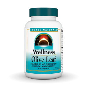 �\�[�X�i�`�������Y �E�F���l�X �I���[�u���[�t 120�� Source Naturals Wellness Olive Leaf�E120 Tablet �y�����񂹏��i�z�y���킹�Ĕ��������z