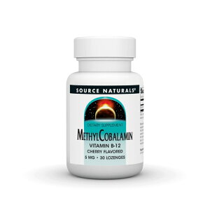 �\�[�X�i�`�������Y ���`���R�o���~�� 5mg �`�F���[�� 30���[���W Source Naturals MethylCobalamin 5 mg Cherry 30 Lozenge �y�����񂹏��i�z�y���킹�Ĕ��������z
