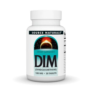 �\�[�X�i�`�������Y DIM�i�W�C���h�������^���j100mg 30�� Source Naturals DIM 100 mg 30 Tablet �y�����񂹏��i�z�y���킹�Ĕ��������z