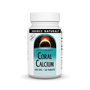 �\�[�X�i�`�������Y �R�[�����J���V�E�� 600mg 60�� Source Naturals Coral Calcium 600 mg 60 Tablet �y�����񂹏��i�z�y���킹�Ĕ��������z