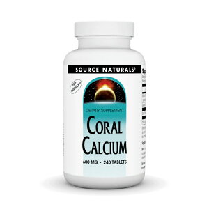 �\�[�X�i�`�������Y �R�[�����J���V�E�� 600mg 240�� Source Naturals Coral Calcium 600 mg 240 Tablet �y�����񂹏��i�z�y���킹�Ĕ��������z