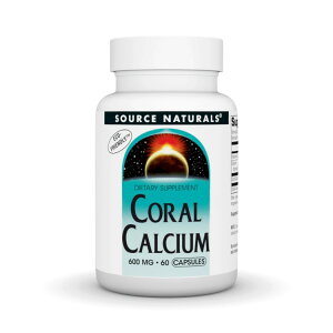 �\�[�X�i�`�������Y �R�[�����J���V�E�� 600mg 60�J�v�Z�� Source Naturals Coral Calcium 600 mg 60 Capsule �y�����񂹏��i�z�y���킹�Ĕ��������z