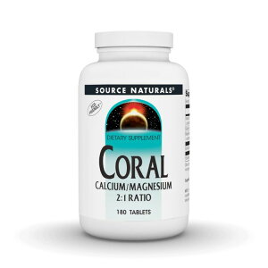 �\�[�X�i�`�������Y �R�[�����J���V�E�����}�O�l�V�E�� 180�� Source Naturals Coral Calcium/Magnesium 180 Tablet �y�����񂹏��i�z�y���킹�Ĕ��������z