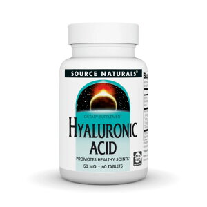 �\�[�X�i�`�������Y �q�A�������_ 50mg 60�� Source Naturals Hyaluronic Acid 50 mg 60 Tablet �y�����񂹏��i�z�y���킹�Ĕ��������z