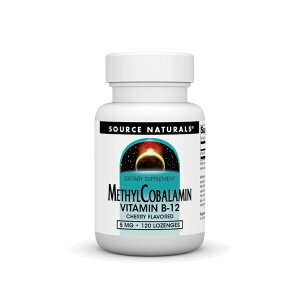 �\�[�X�i�`�������Y ���`���R�o���~�� 5mg �`�F���[�� 120���[���W Source Naturals MethylCobalamin 5 mg Cherry 120 Lozenge �y�����񂹏��i�z�y���킹�Ĕ��������z