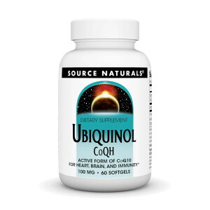 �\�[�X�i�`�������Y ���r�L�m�[�� CoQH 100mg 60�\�t�g�W�F�� Source Naturals Ubiquinol CoQH 100 mg 60 Softgel �y�����񂹏��i�z�y���킹�Ĕ��������z