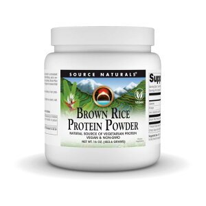 �\�[�X�i�`�������Y �u���E�����C�X�v���e�C�� �p�E�_�[ 454g Source Naturals Brown Rice Protein 16 oz. Powder �y�����񂹏��i�z�y���킹�Ĕ��������z