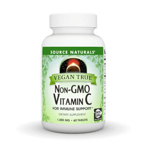 �\�[�X�i�`�������Y ���B�[�K���g�D���[ ���`�q�g�� �r�^�~��C 1000mg 60�� Source Naturals Vegan True Non-GMO Vitamin C 1000 mg 60 Tablet �y�����񂹏��i�z�y���킹�Ĕ��������z