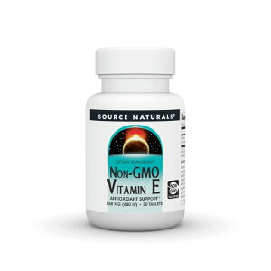 �\�[�X�i�`�������Y �r�^�~��E ���`�q�g�� 400IU 30�� Source Naturals Vitamin E Non-GMO 400 IU 30 Tablet �y�����񂹏��i�z�y���킹�Ĕ��������z