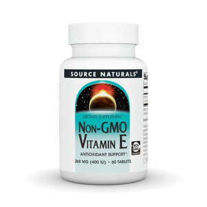 �\�[�X�i�`�������Y �r�^�~��E ���`�q�g�� 400IU 60�� Source Naturals Vitamin E Non-GMO 400 IU 60 Tablet �y�����񂹏��i�z�y���킹�Ĕ��������z