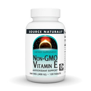 �\�[�X�i�`�������Y �r�^�~��E ���`�q�g�� 400IU 120�� Source Naturals Vitamin E Non-GMO 400 IU 120 Tablet �y�����񂹏��i�z�y���킹�Ĕ��������z