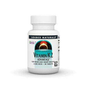 �\�[�X�i�`�������Y �r�^�~��K2�A�h�o���e�[�W 2200mcg 30�� Source Naturals Vitamin K2 Advantage 2200 mcg 30 Tablet �y�����񂹏��i�z�y���킹�Ĕ��������z