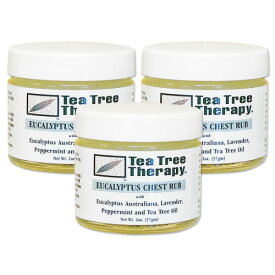 [3個セット] ティーツリーセラピー ユーカリ チェストラブ (ユーカリバーム) 57g Tea Tree Therapy