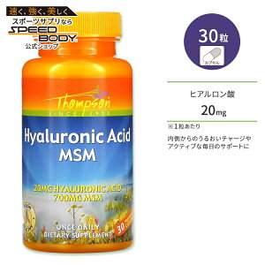 yő1400~OFFN[|zgv\ qA_ MSM 30 Thompson Hyaluronic Acid + MSM wXPA h{ CO r^~C e N X Tvg Tv