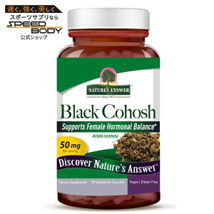 �l�C�`���[�Y�A���T�[ �u���b�N�R�z�V�����[�g 90�J�v�Z�� NATURE'S ANSWER Black Cohosh Root 90 CAPSULE �y�����񂹏��i�z