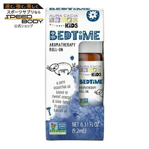 �I�[���J�V�A �L�b�Y ���[���I�� �x�b�h�^�C�� 8.8g AURA CACIA Kids Bedtime Roll-On 0.31 OUNCE �y�����񂹏��i�z