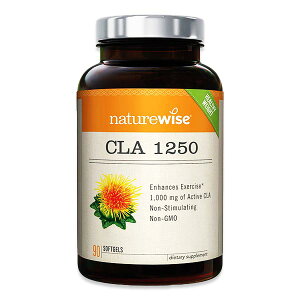 CLA 1250 1000mg 90�� �\�t�g�W�F�� NatureWise�i�l�C�`���[���C�Y�jNatureWise CLA 1250 1000mg 90Softgels�y�����񂹏��i�z�y���킹�Ĕ��������z
