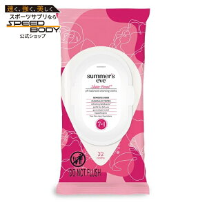 �T�}�[�Y�C�u �t�F�~�j�����C�v �V�A�[�t���[���� pH�o�����X 32������ Summer's Eve Sheer Floral Daily Feminine Wipes, Removes Odor, pH Balanced, 32 count �y�����񂹏��i�z