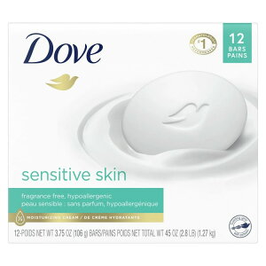 �_�� �r���[�e�B�[�o�[ �o�X�\�[�v �Z���V�e�B�u�X�L�� 106g 12���� Dove Beauty Bar Bath Soap Sensitive Skin, 3.75 oz 12 Bars �y�����񂹏��i�z�y���킹�Ĕ��������z