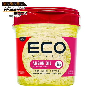 �G�R�X�^�C�� �A���K���I�C�� �w�A�X�^�C�����O�W�F�� ��473ml Eco Style Argan Oil Hair Styling Gel, 16 oz �y�����񂹏��i�z