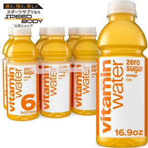 �r�^�~���E�H�[�^�[ ���C�Y �[���V���K�[ �I�����W 500ml 6�{�p�b�N vitaminwater Rise Zero Sugar Orange 16.9 fl oz, 6 Pack Bottles �y�����񂹏��i�z