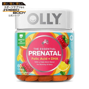 �I���[ �v���i�^�� �}���`�r�^�~�� �O�~ �t�_ �I���K3 DHA�z�� 60�� OLLY Prenatal Multivitamin Gummy Supplement, Folic Acid, Omega 3 DHA, 60 Count �y�����񂹏��i�z