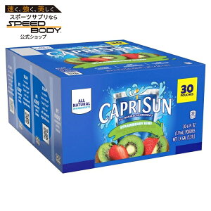 �y�|�C���gUP��12��20��-30���z[�����]�J�v���T�� �X�g���x���[�L�E�C �i�`�������t���[�o�[�W���[�X�h�����N 177ml 30�{ Capri Sun Strawberry Kiwi Naturally Flavored with other natural flavor Juice Blend, 30 ct �y