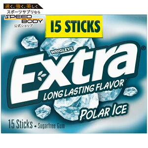 �G�N�X�g�� �K�� �|�[���A�C�X �V���K�[�t���[�K�� 15�{ Extra Gum Polar Ice Sugar Free Chewing Gum, Single Pack - 15 Sticks �y�����񂹏��i�z