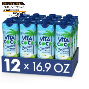 �r�^�R�R �s���A �R�R�i�b�c�E�H�[�^�[ 500ml 12�{�Z�b�g Vita Coco Coconut Water, Pure, 16.9 fl oz Tetra (Pack of 12) �y�����񂹏��i�z