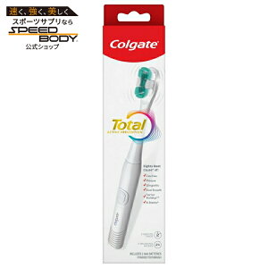 �R���Q�[�g �g�[�^�� �d�r�����u���V �z���C�g ��l�p Colgate Total Battery Powered Toothbrush, , Adult �y�����񂹏��i�z�y���킹�Ĕ��������z