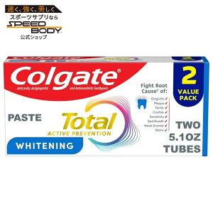 �R���Q�[�g �g�[�^�� �A�N�e�B�u�v���x���V���� ���݂����� �~���g 145g 2�{�Z�b�g Colgate Total Active Prevention Whitening Toothpaste, Mint, 2 Pack, 5.1 oz �y�����񂹏��i�z