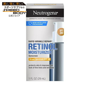 �j���[�g���W�[�i ���s�b�h ���y�A ���`�m�[�� �t�F�C�X���C�X�`�����C�U�[ SPF30 �����N���N���[�� 28g Neutrogena Rapid Repair Retinol Face Moisturizer with SPF 30, Wrinkle Cream, 1 oz �y�����񂹏��i�z�y��