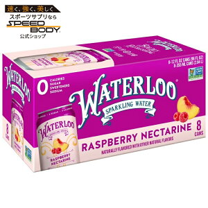 �E�H�[�^�[���[ �X�p�[�N�����O�E�H�[�^�[ ���Y�x���[�l�N�^���� 355ml 8�{�p�b�N Waterloo Sparkling Water, Raspberry Nectarine, 12 fl oz, 8 pack cans �y�����񂹏��i�z
