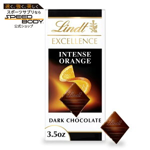 �����c �G�N�Z�����X �C���e���X �I�����W �_�[�N�`���R���[�g 100g Lindt Excellence Intense Orange Dark Chocolate 3.5 oz, Bar �y�����񂹏��i�z