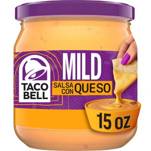 �^�R�x�� �}�C���h�T���T�R���P�\ �}�C���h�`�[�Y�f�B�b�v 425g Taco Bell Mild Salsa Con Queso Mild Cheese Dip, 15 oz Jar �y�����񂹏��i�z