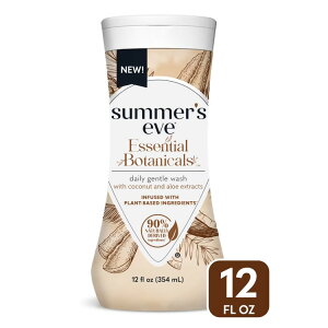 �T�}�[�Y�C�u �G�b�Z���V�����{�^�j�J���Y �R�R�i�b�c�t�F�~�j���E�H�b�V�� 354mL Summer's Eve Essential Botanicals Coconut Aloe Wash, 12oz �y�����񂹏��i�z