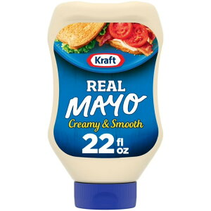 �N���t�g ���A���}�� �N���[�~�[���X���[�X �}���l�[�Y 651mL �{�g�� Kraft Real Mayo Creamy & Smooth Mayonnaise, 22 fl oz Bottle �y�����񂹏��i�z