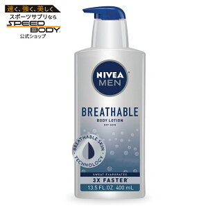 �j�x�A ���� �u���[�U�u�� �{�f�B���[�V���� �������p �����^�C�v �y�ʃ^�C�v 400mL NIVEA MEN Breathable Body Lotion for Dry Skin, Fast-Absorbing, Lightweight, 13.5 fl oz �y�����񂹏��i�z�y���킹�Ĕ��������z