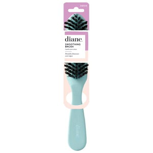 �_�C�A�� �V�R�ؖ� �J�[�u�X���[�W���O �w�A�u���V �E�b�h�n���h�� Diane Boar Bristle Curved Smoothing Hair Brush, Wood Handle �y�����񂹏��i�z