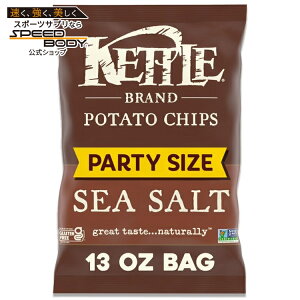 �P�g���u�����h �|�e�g�`�b�v�X �V�[�\���g �P�g���`�b�v�X �p�[�e�B�T�C�Y 368g Kettle Brand Potato Chips, Sea Salt Kettle Chips, Party Size, 13 oz �y�����񂹏��i�z