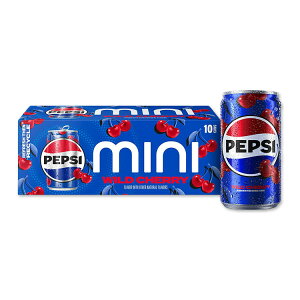 �y�v�V�\�[�_ ���C���h�`�F���[ ��221ml �~�j�� 10 �p�b�N Pepsi Soda Wild Cherry 7.5 fl oz, 10 Pack Mini Cans �y�����񂹏��i�z�y���킹�Ĕ��������z