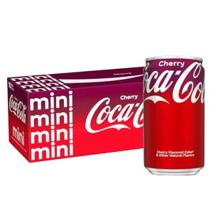�R�J�R�[�� �`�F���[�~�j�\�[�_�|�b�v �\�t�g�h�����N�A��221ml�A10 �ʃp�b�N Coca-Cola Cherry Mini Soda Pop Soft Drink, 7.5 fl oz, 10 Pack Cans �y�����񂹏��i�z�y���킹�Ĕ��������z