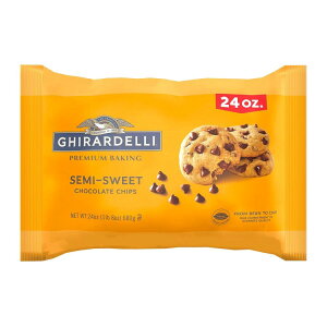 �M���f�� �Z�~�X�C�[�g�`���R���[�g �v���~�A���x�[�L���O�`�b�v ��680g GHIRARDELLI Semi-Sweet Chocolate Premium Baking Chips for Baking, 24 oz Bag �y�����񂹏��i�z�y���킹�Ĕ��������z
