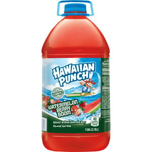 �n���C�A���p���` �E�H�[�^�[�������x���[�u�[���W���[�X 1�K�����{�g�� Hawaiian Punch Watermelon Berry Boom Juice, 1 Gal, Bottle �y�����񂹏��i�z�y���킹�Ĕ��������z