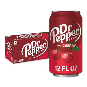 �h�N�^�[�y�b�p�[ �`�F���[�\�[�_�|�b�v ��354ml 12 �ʃp�b�N Dr Pepper Cherry Soda Pop, 12 fl oz, 12 Pack Cans �y�����񂹏��i�z�y���킹�Ĕ��������z