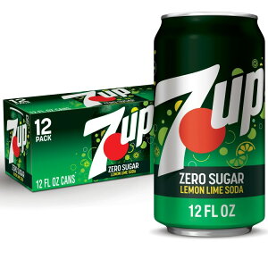7UP �J�t�F�C���t���[ �[���V���K�[ ���������C�� �\�[�_�|�b�v ��354ml 12 �ʃp�b�N 7UP Caffeine Free Zero Sugar Lemon Lime Soda Pop, 12 fl oz, 12 Pack Cans �y�����񂹏��i�z�y���킹�Ĕ��������z