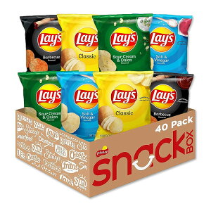 ���C�Y �|�e�g�`�b�v�X �o���G�e�B�p�b�N �X�i�b�N�`�b�v�X 40 ���� �}���`�p�b�N Lay's Potato Chip Variety Pack Snack Chips, 40 Count Multipack Lays �y�����񂹏��i�z
